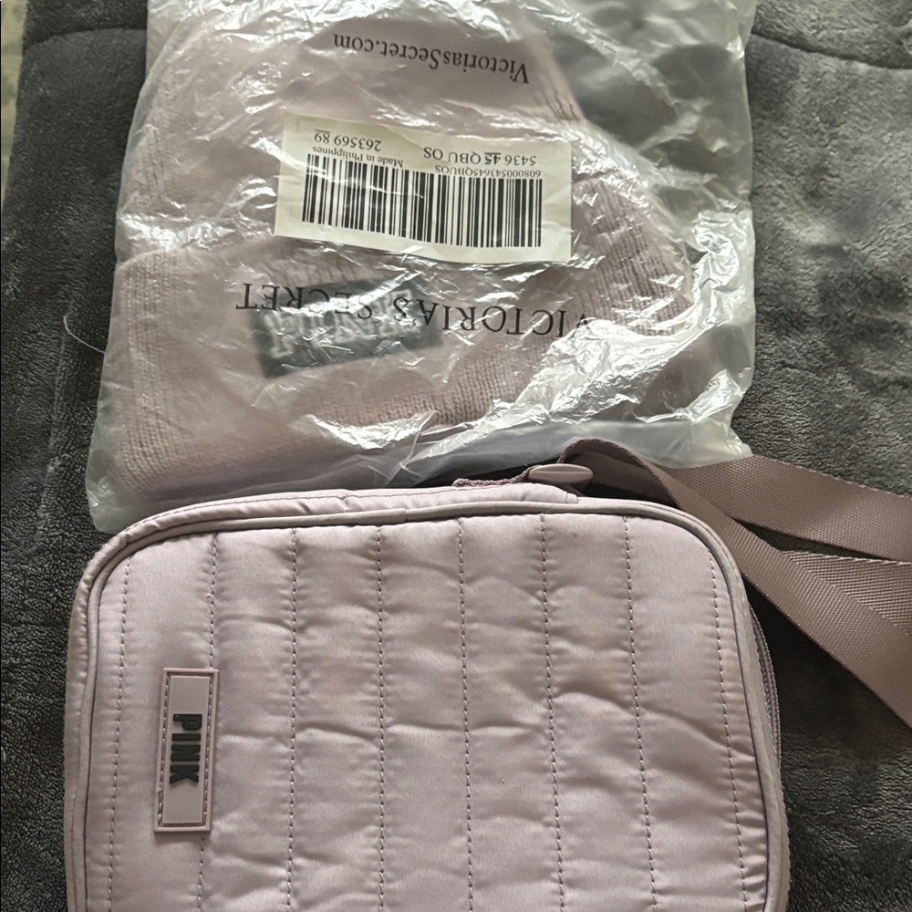 Victoria's Secret Light Pink Quilted Bag